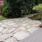 Grauwacke Polygonalplatten für Terrassen je Palette – Produktansicht 3