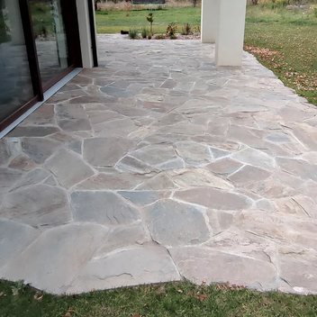 Grauwacke Polygonalplatten für Terrassen je Palette – Produktansicht 4
