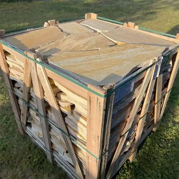Quarzit Polygonalplatten Auralis für Terrassen je Palette – Produktansicht 1