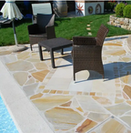 Quarzit Polygonalplatten Auralis für Terrassen je Palette – Produktansicht 2