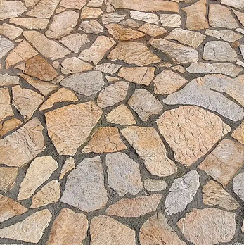 Quarzit Polygonalplatten Clara für Terrassen je Palette – Produktansicht 2