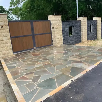 Quarzit Polygonalplatten Jasmares für Terrassen je Palette – Produktansicht 2