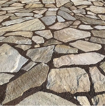 Quarzit Polygonalplatten Kallisto für Terrassen je Palette – Produktansicht 2