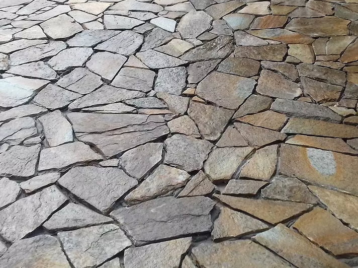 Quarzit Polygonalplatten Lemuria light für Terrassen je Palette – Produktansicht 4