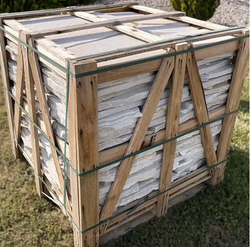 Quarzit Polygonalplatten Polaris für Terrassen je Palette – Produktansicht 4