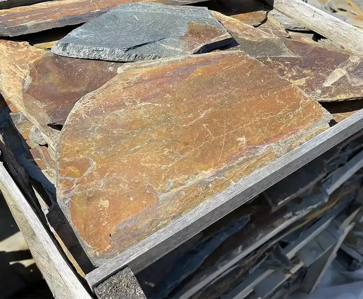 Schiefer Polygonalplatten Antigua für Terrassen je Palette – Produktansicht 1