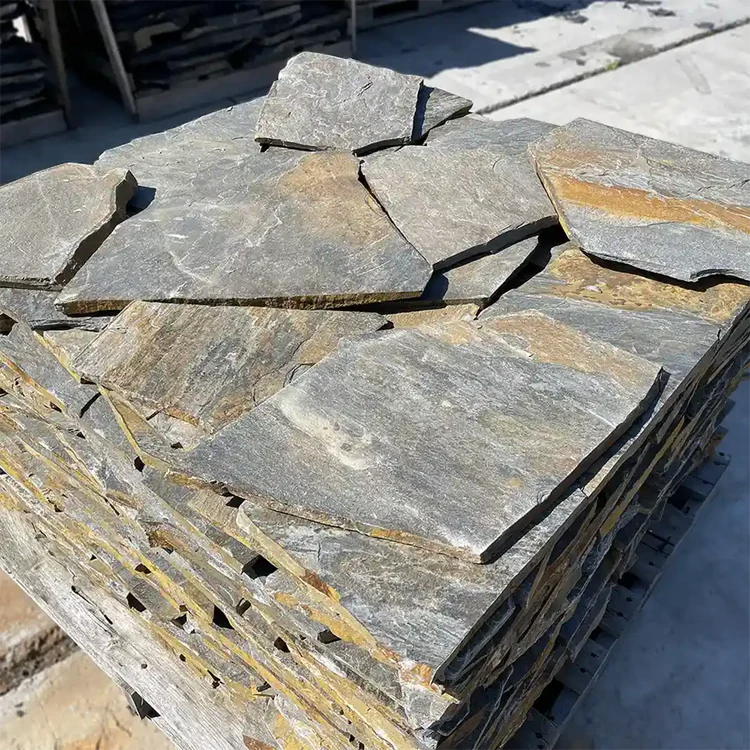 Schiefer Polygonalplatten Scabra für Terrassen je Palette – Produktansicht 1
