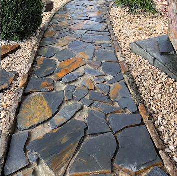Schiefer Polygonalplatten Scabra für Terrassen je Palette – Produktansicht 2