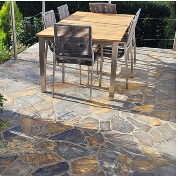 Schiefer Polygonalplatten Scabra für Terrassen je Palette – Produktansicht 3