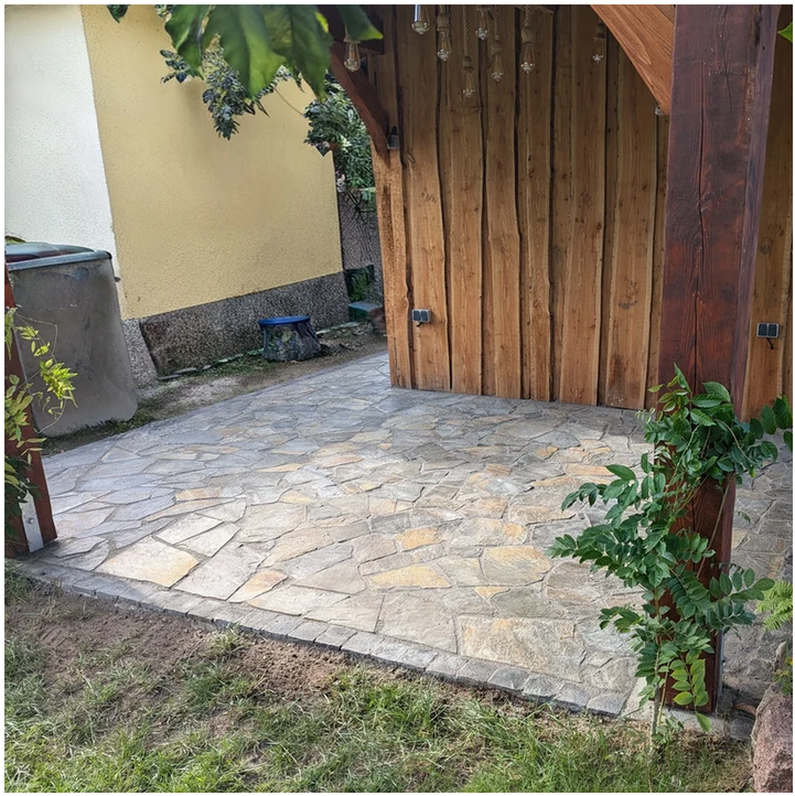 Schiefer Polygonalplatten Scabra für Terrassen je Palette – Produktansicht 4